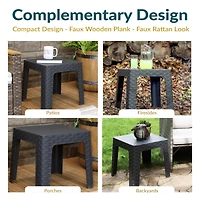 Square Patio Side Table