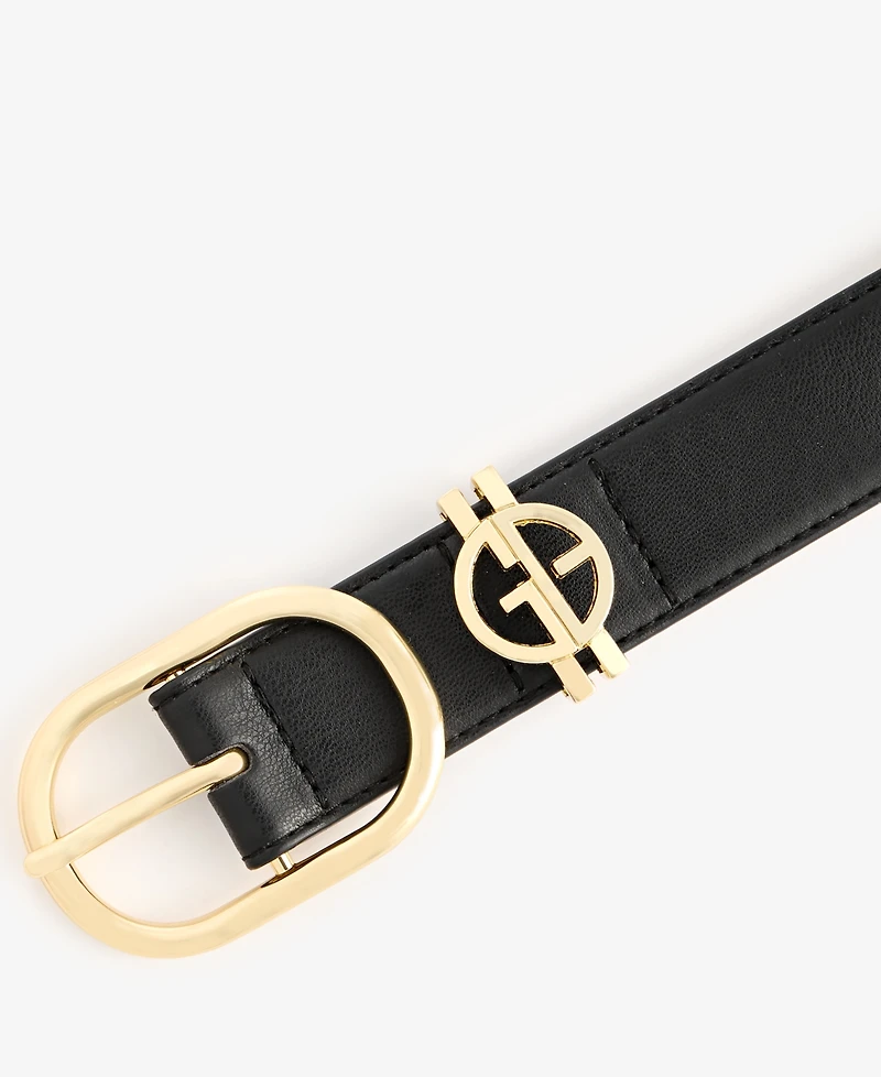 Giani Bernini Women's Cut-Out-Logo Loop Pant Belt