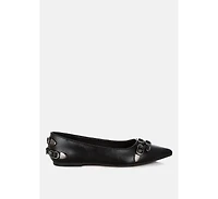 Golini Belt Buckle Detail Ballerinas Women