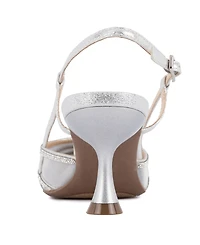 Jones New York Women's Lindala Kitten Heel Slingback Evening Pumps
