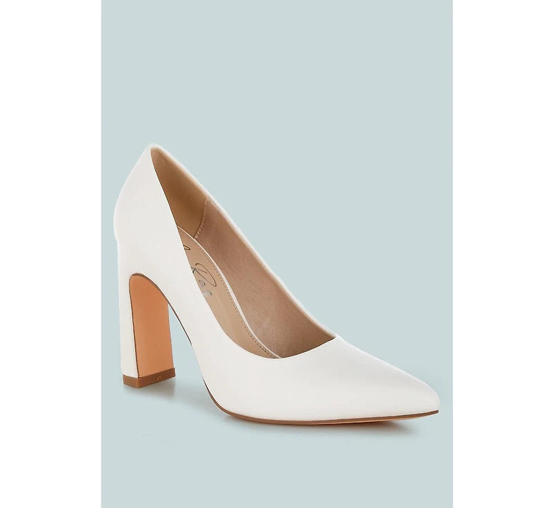 Shacarri Faux Leather Pumps