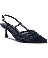 Jones New York Women's Lindala Kitten Heel Slingback Evening Pumps