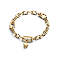 Pandora 14K Gold Plated Heart Mini Dangle Charms