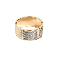 Embellished Cluster Cuff Bracelet