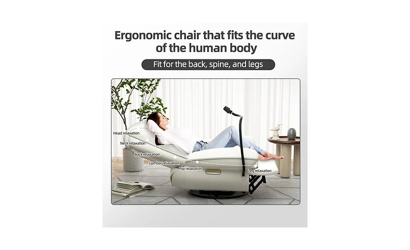 Oversized Power Recliner Chair Extra-Large with Adjustable Footrest for Ultimate Comfort