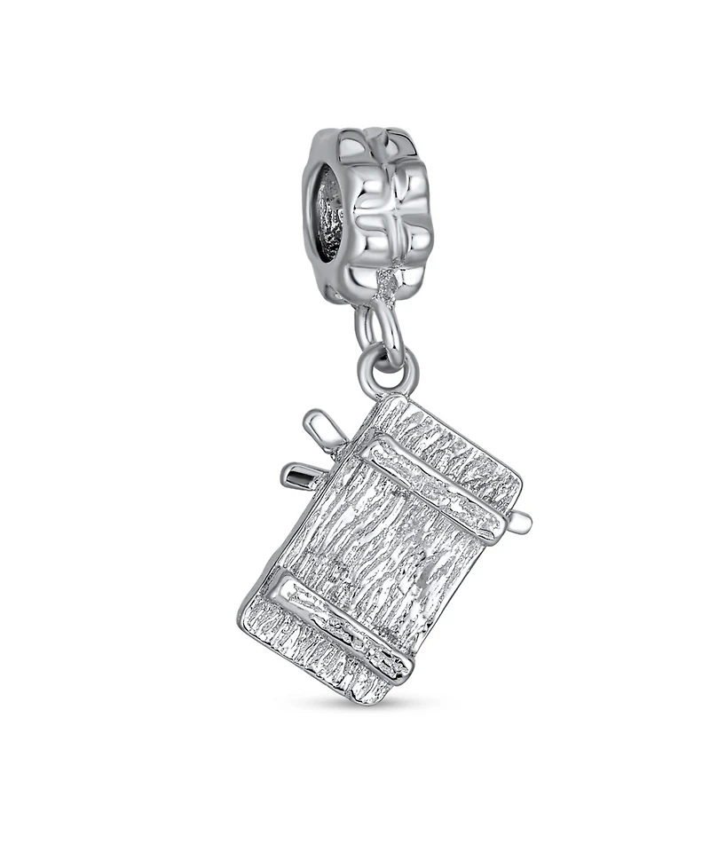 Bling Jewelry Chopsticks Chef Sushi Dangle Charm Bead Sterling Silver European Bracelet