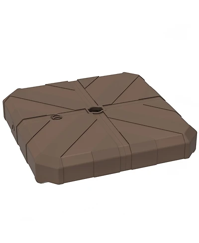 Outsunny Offset Umbrella Base, /Water Filled Umbrella Sd,