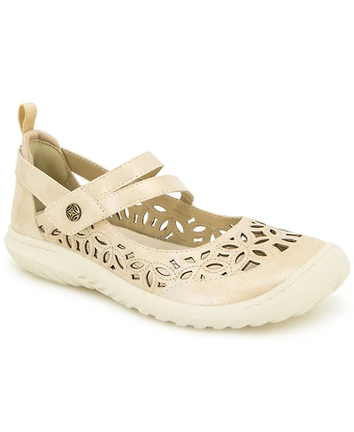 Jbu Women's Bellerose Encore Casual Mary Jane Flats
