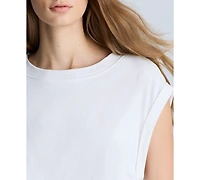 Kenneth Cole Women's Ruched Cropped Tank Top