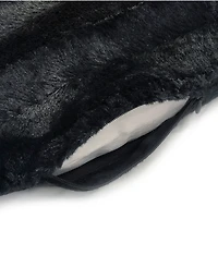 Cheer Collection Faux-Fur 2-Pack Decorative Pillows