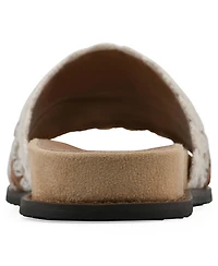 White Mountain Women's Maxim Round Toe Flat Sandals