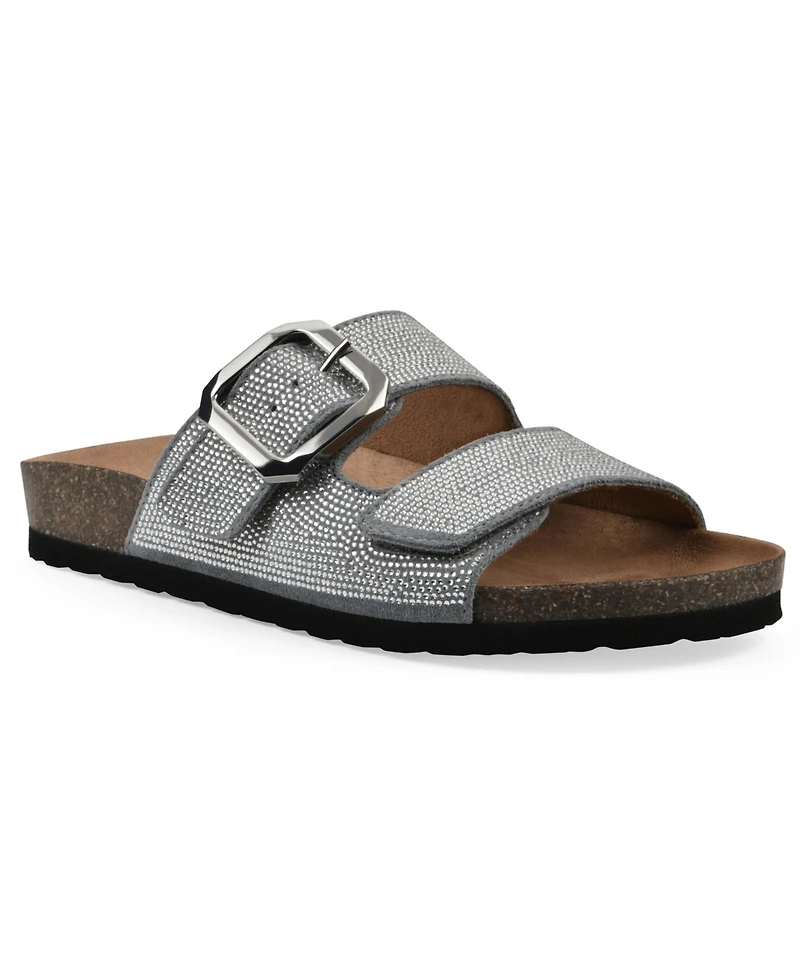 White Mountain Women's Granitas Round Toe Flat Sandals