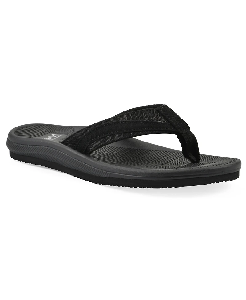 White Mountain Women's Bays Round Toe Flat Sandals