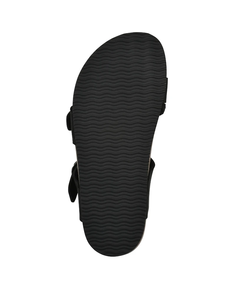 White Mountain Women's Hammy Round Toe Flat Sandals