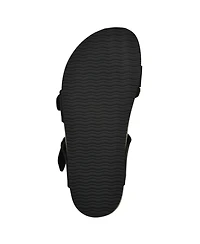 White Mountain Women's Hammy Round Toe Flat Sandals