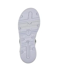 White Mountain Women's Charry Round Toe Flat Sandals