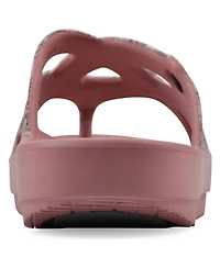 White Mountain Women's Rip Round Toe Flat Sandals