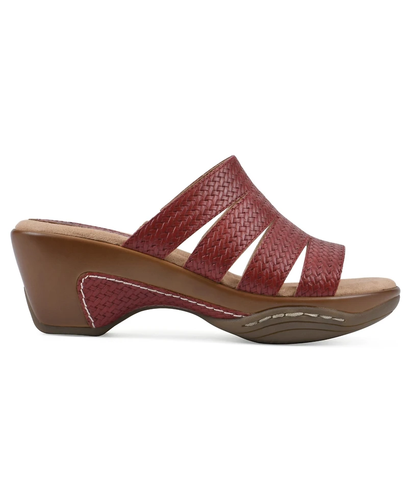 White Mountain Women's Valora Slip-On Clog Sandals