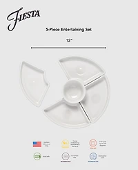 Fiesta 5 Pc. White Entertaining Set