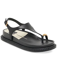 Dolce Vita Women's Stefan Toe Ring Thong Jewelry Footbed Flat Sandals