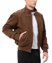 Landing Leathers Big & Tall Men Wwii Distressed Leather Bomber Jacket