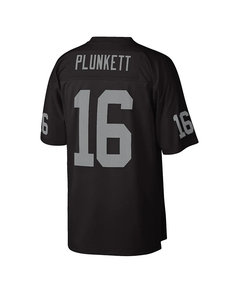 Mitchell & Ness Men's Jim Plunkett Black Oakland Raiders 1980 Legacy Replica Jersey