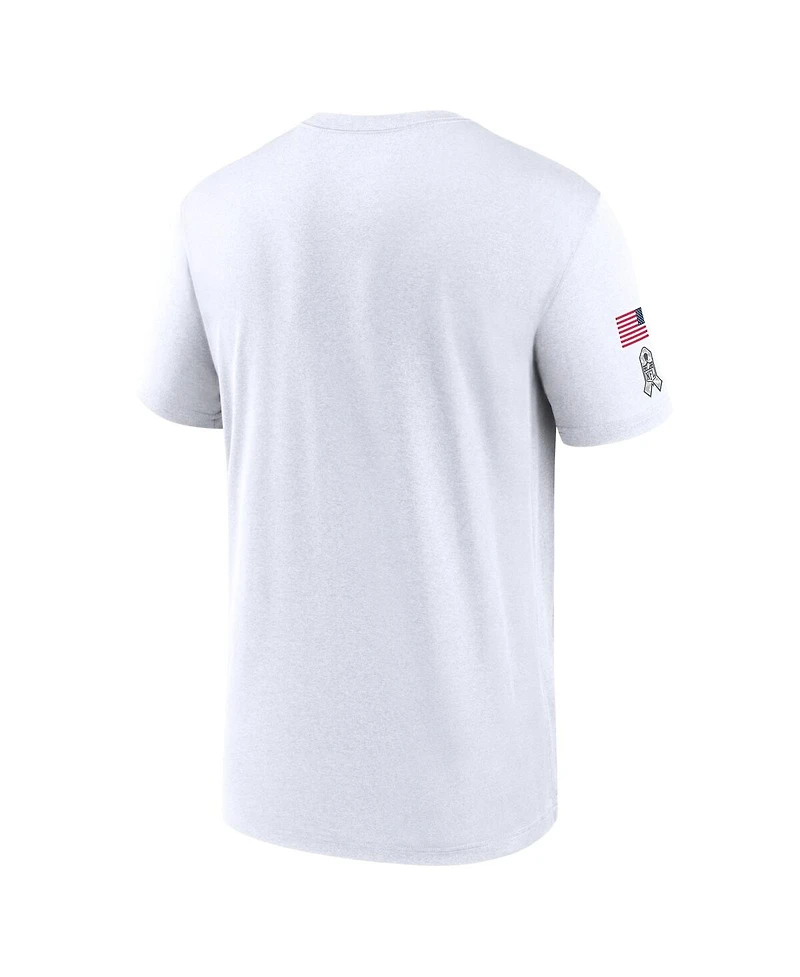 Nike Men's White Seattle Seahawks 2024 Salute To Service Legend Performance T-Shirt