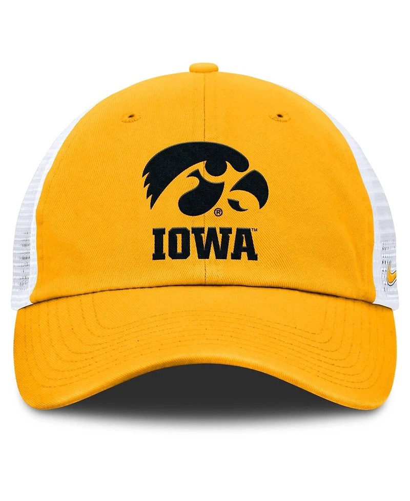 Nike Men's Gold Iowa Hawkeyes Club Trucker Adjustable Hat