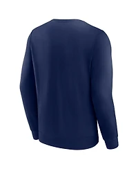 Fanatics Men's Navy Boston Red Sox Focus Fleece Pullover Sweatshirt