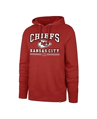 '47 Brand Men's Red Kansas City Chiefs Packed House Headline Pullover Hoodie
