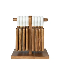 Jeanne Fitz Wood Plus Collection Mini Charcuterie Board, Set of 8