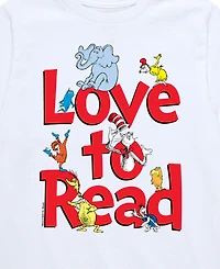 Dr. Seuss Big Boys Love to Read Graphic T-Shirt