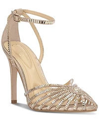 Jessica Simpson Women's Paveri Huarache Rhinestone Stiletto Pumps