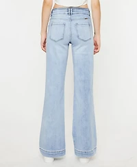Kancan Women's Holly High Rise Slim Flare Jeans