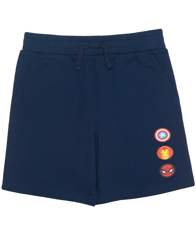 Marvel Little & Big Boys Fleece Shorts