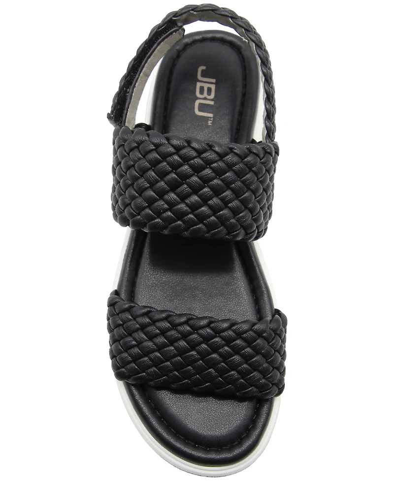 Jbu Women's Leila Wedge Sandal