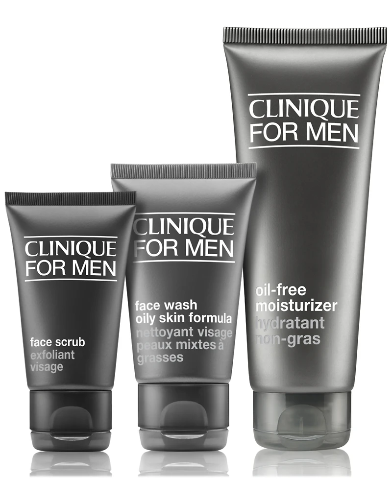 Clinique 3-Pc. Daily Oil-Free Hydration Men's Set
