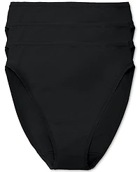 Natori Women's 3-Pk. Bliss Bare Cotton High-Cut Brief Underwear 772346MP
