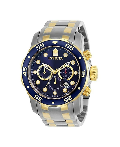 Invicta Men's 0077 Pro Diver Quartz Chronograph Blue Dial Watch