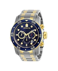 Invicta Men's 0077 Pro Diver Quartz Chronograph Blue Dial Watch