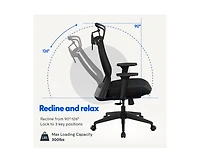 FlexiSpot C4B Ergonomic Mesh High-Back Office Chair, Black