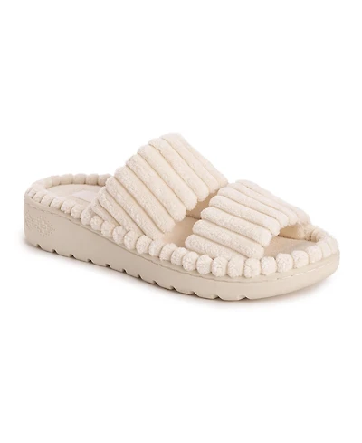 Muk Luks Women's Double Strap Slide Slipper