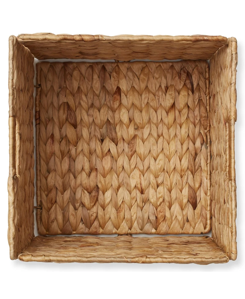 Casafield 13" x 13" Water Hyacinth Storage Baskets