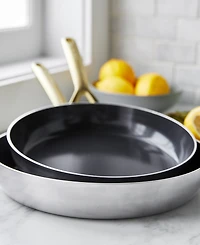 GreenPan GP5 Stainless Steel 2-Piece Frypan Set