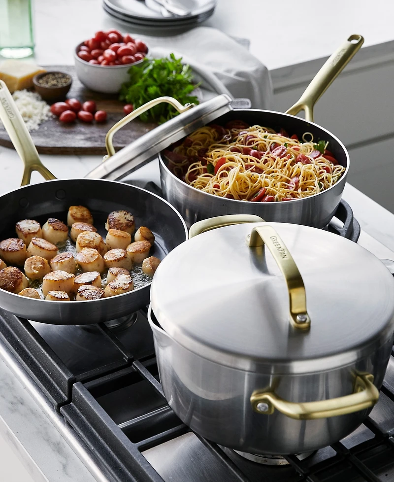 GreenPan GP5 Stainless Steel 13-Piece Cookware Set