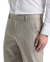 Perry Ellis Portfolio Men's Modern Fit Sharkskin Dress Pants