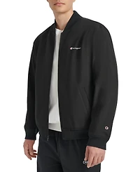 Champion Men's Logo Varsity Bomber Jacket