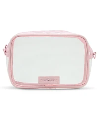 Madden Girl Ryann Clear Vinyl Camera Crossbody Bag