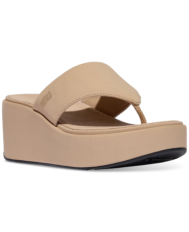 FitFlop Women's Flatforms Wedge Toe-Post Sandals