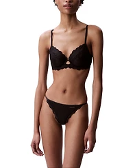 Calvin Klein Women's Sensual Stretch Lace Unlined Full-Coverage Bra QF8120